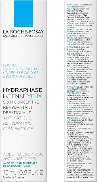 La Roche Posay Hydraphase Intense Yeux - Göz Çevresi Bakım Kremi 15ml