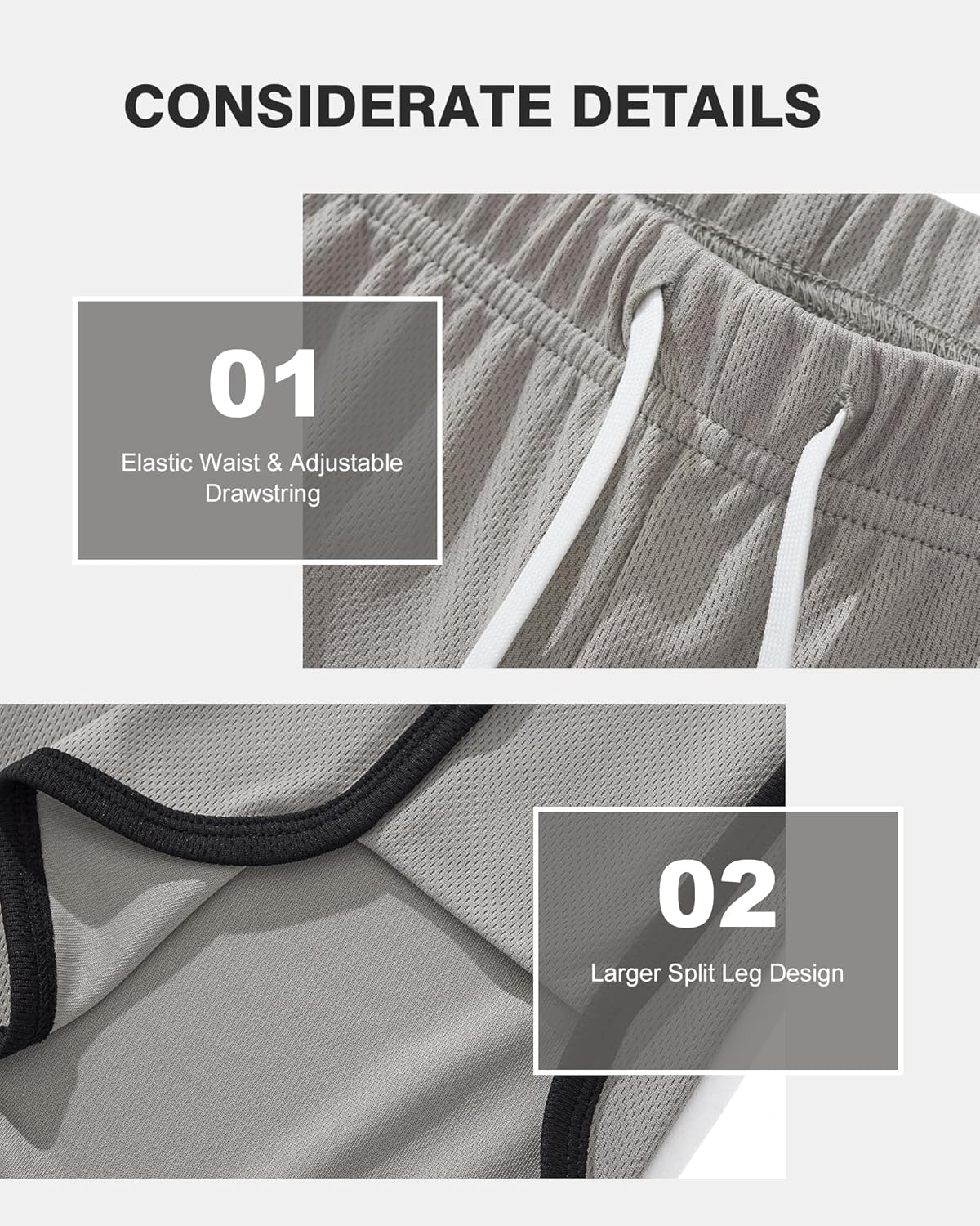 AIMPACT Mens Mesh Shorts 3 Inch Running Gym Athletic Workout Bodybuilding Booty Track Shorts Vintage Fitted Short - Image 4