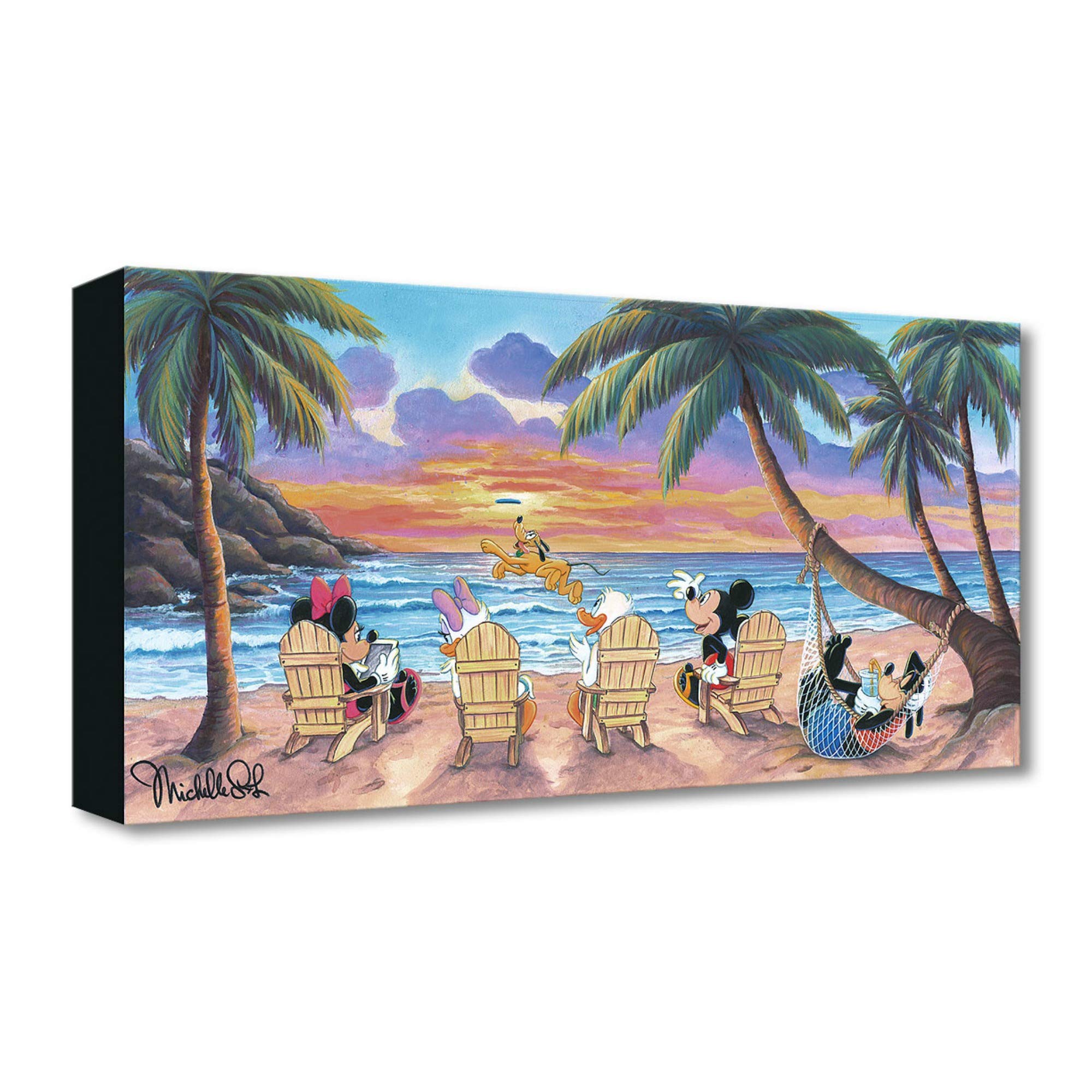 Disney Fine Art Beautiful Day at The Beach by Michelle St Laurent 