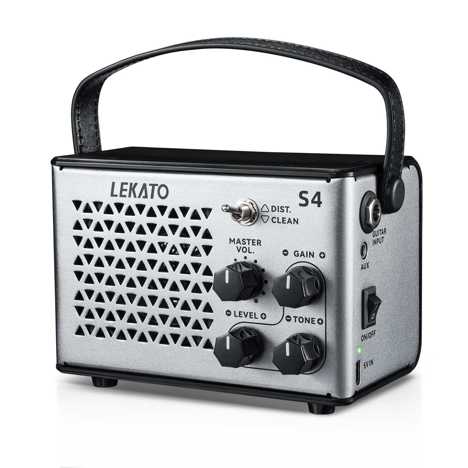 Caline 20W Electric Guitar Amp Rechargeable Mini Amplifer - View #4