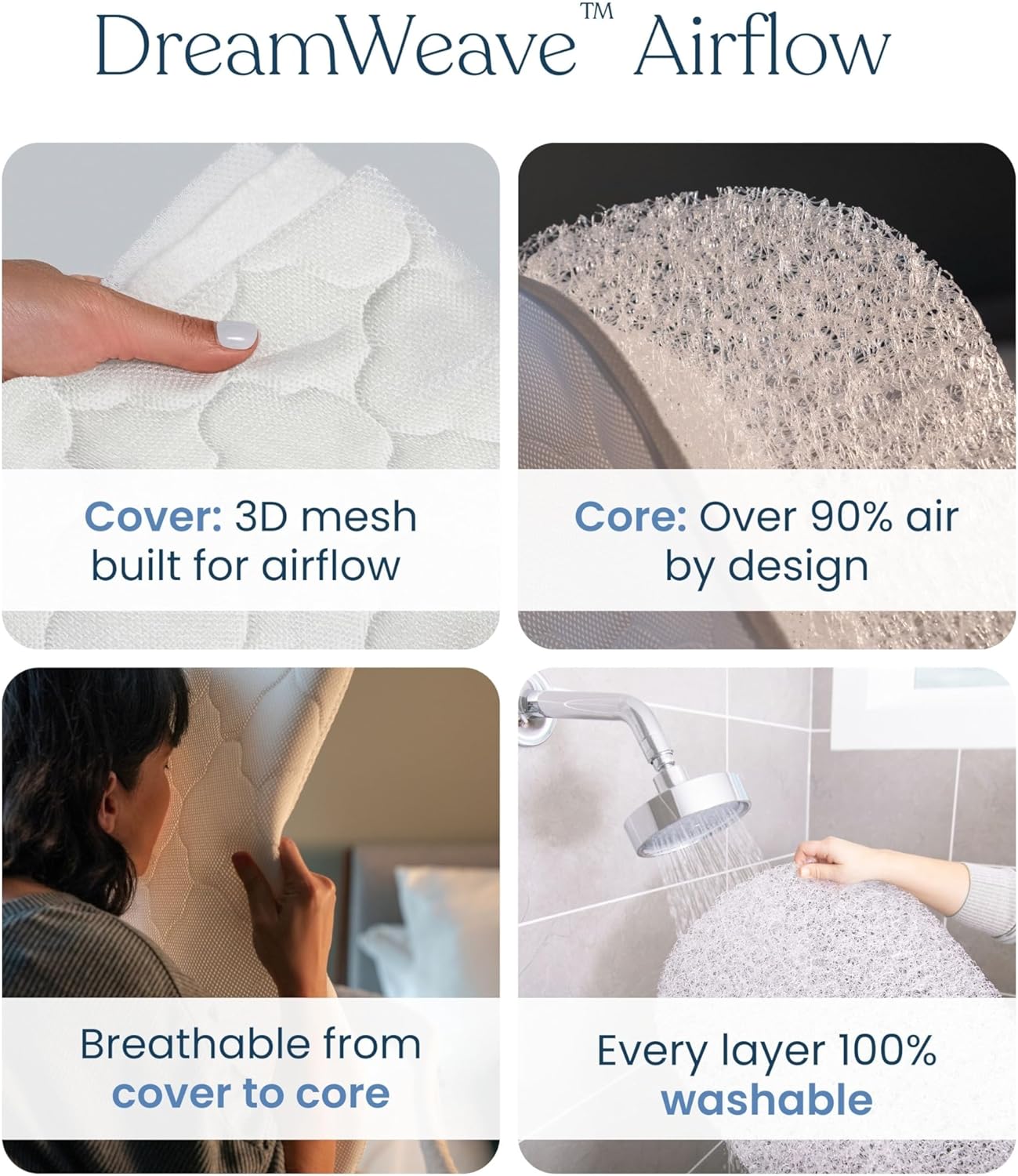 HALO BassiNest Swivel Sleeper 4.0 Air, Over-Bed Baby Bassinet with 360 Rotation, Breathable Mattress and Mesh Walls, Lowering Wall for Access, Oat