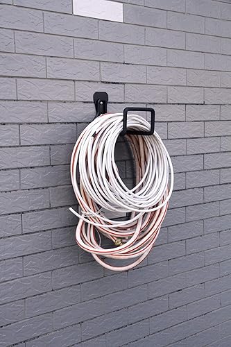 Miniatura 7 de Gancho para manguera de metal resistente, soporte de pared para manguera de jardín, manguera expandible, carrete de manguera, manguera de agua