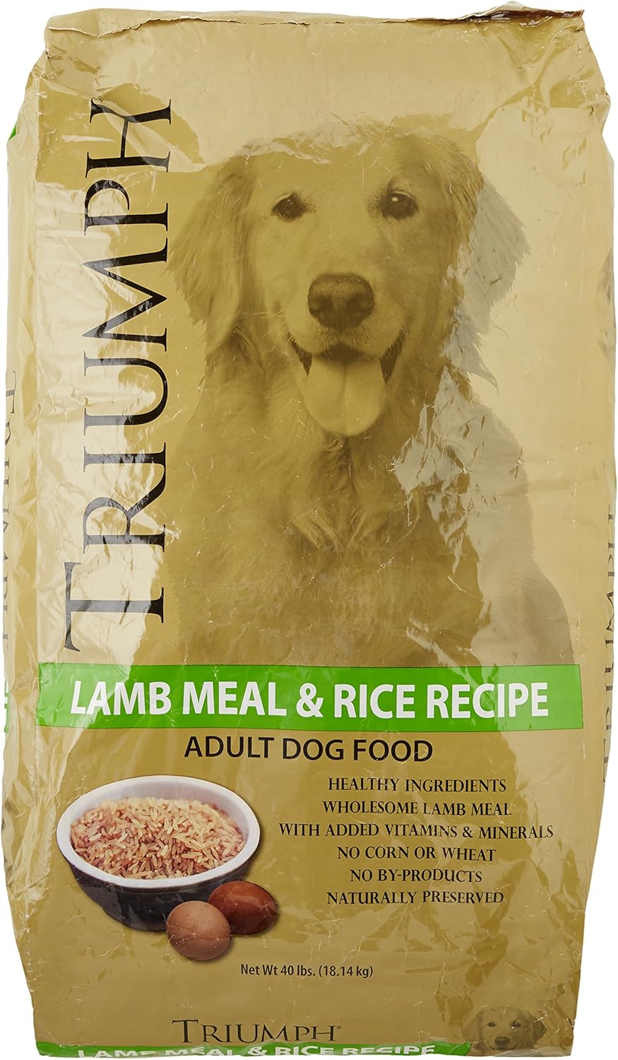 Triumph Lambmeal And Rice Dog Food, 40 Lb. Pet Supplies