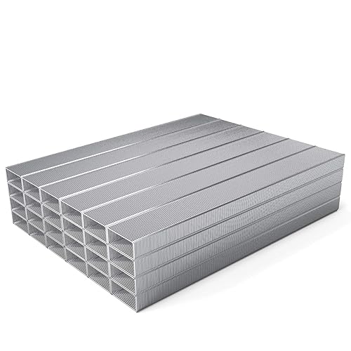 Grapas, 266 grapas estándar para grapadoras, 14 de pulgada de longitud, 210 por tira, grapas de punto de cincel sin atascos, 10,000 grapas de uso disponible en Yaxa Peru