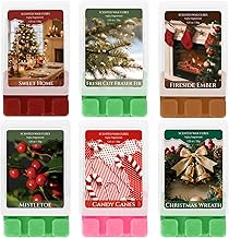 SCENTORINI Melting Scented Wax Cubes, Melting Scented Melts, Melted Tart Scented Tart, 6 Christmas Fragrances, Soy Wax, Fragrance Wax for Home, Bathroom, Ambient, Christmas Gift