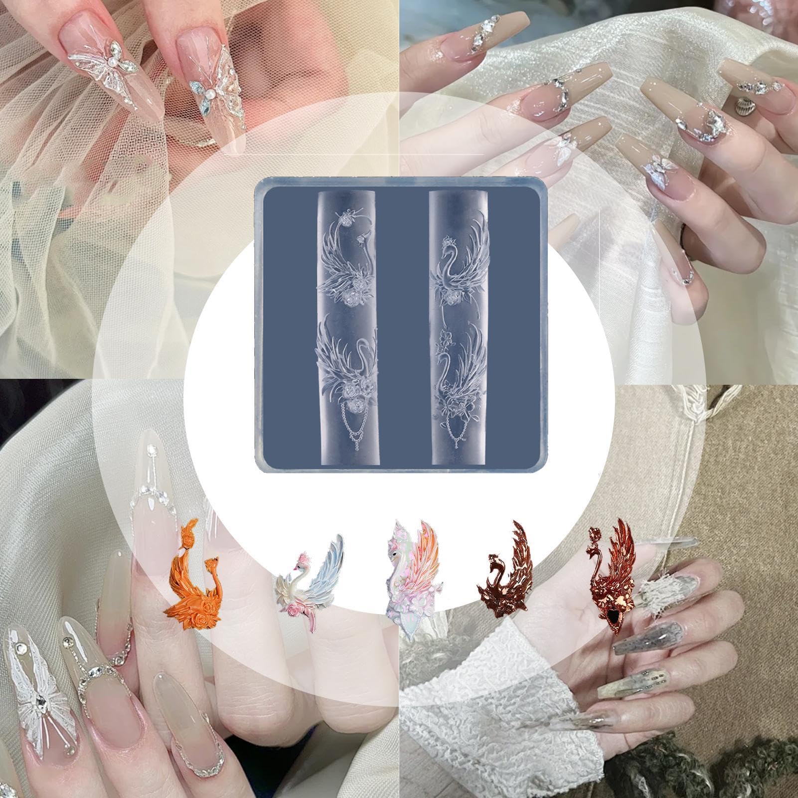 Nail Silicone Molds, Nail Decoration Molds, Nail Resin Molds, Nail Silicone Mould, Nail Making Tools, Nail Decoration Molds, Nail Silicone Molds,