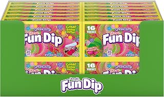 LIK-M-AID Fun Dip Easter Candy, Wonderous Watermelon and Strawberry Licious, Easter Candy, 6.88 oz (16 pouches)