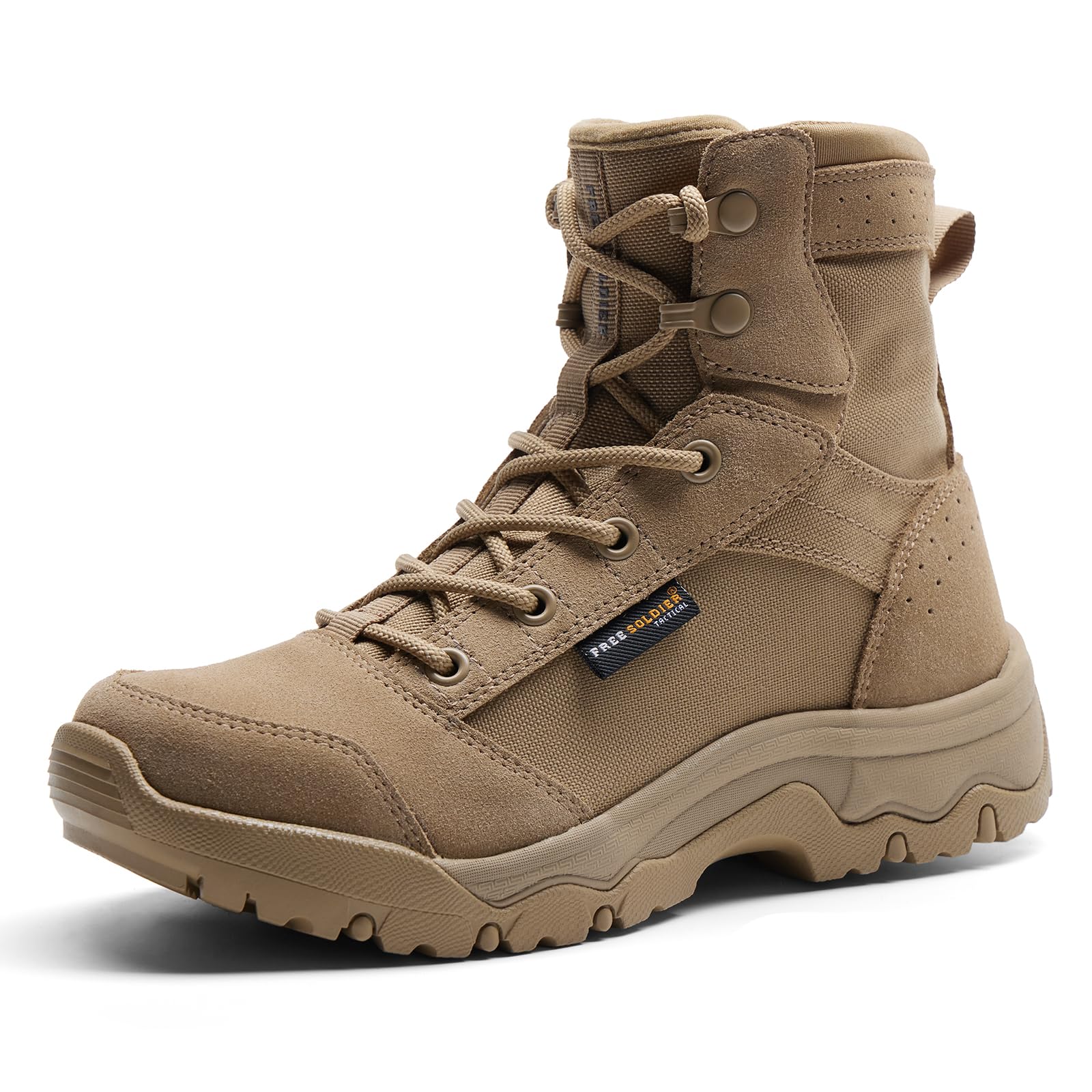 free soldier Women’s Tactical Hiking 6 Inches Lightweight Combat Boot Durable Comfortable Work Boots for Women-picture-30