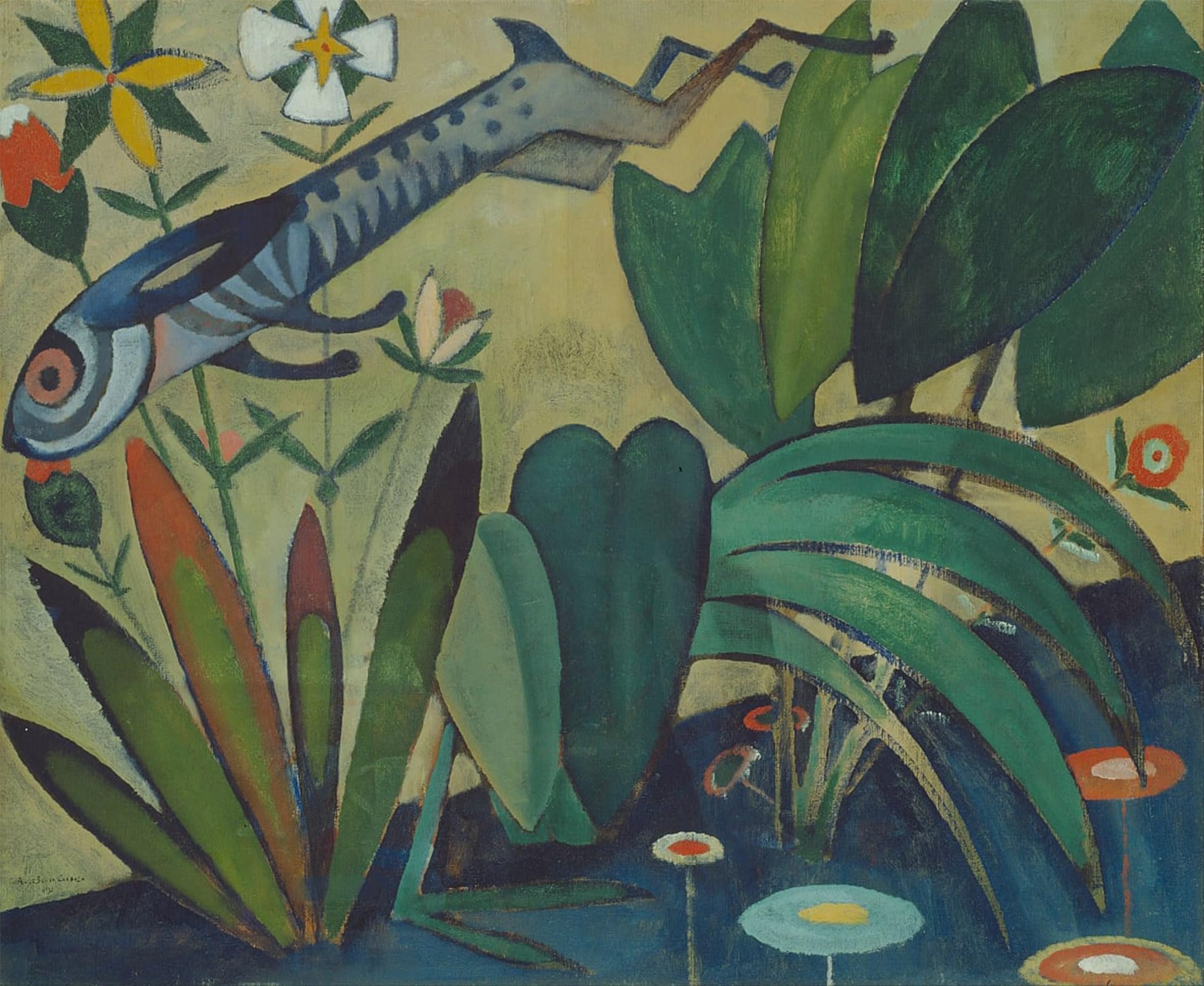 ARTXLXXBN Famous Art Print Poster Vintage Wall Art the Leap by Amadeo De Souza Cardoso Canvas Art Poster for Home Decor 60x90cm