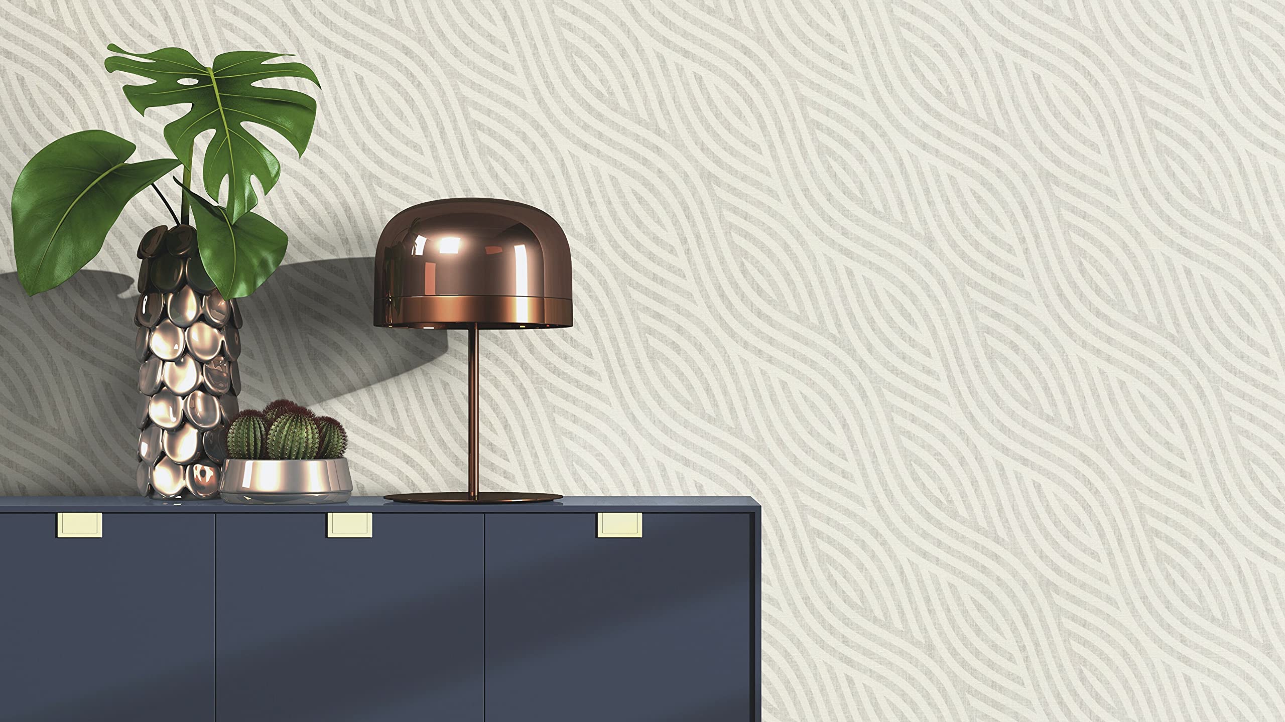 Effen behang, effen vliesbehang Shades Iconic groen