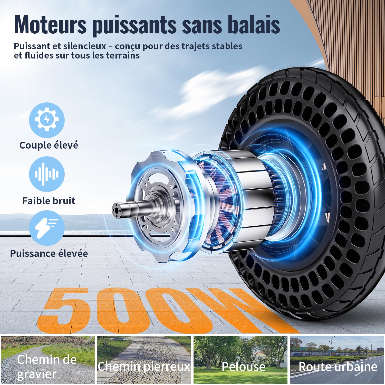 Fauteuil Roulant Électrique Pliable Ultra-Léger de 20 kg avec Pneus Alvéolés, Moteurs Doubles 500W, Pour Seniors et Adultes, 24AH