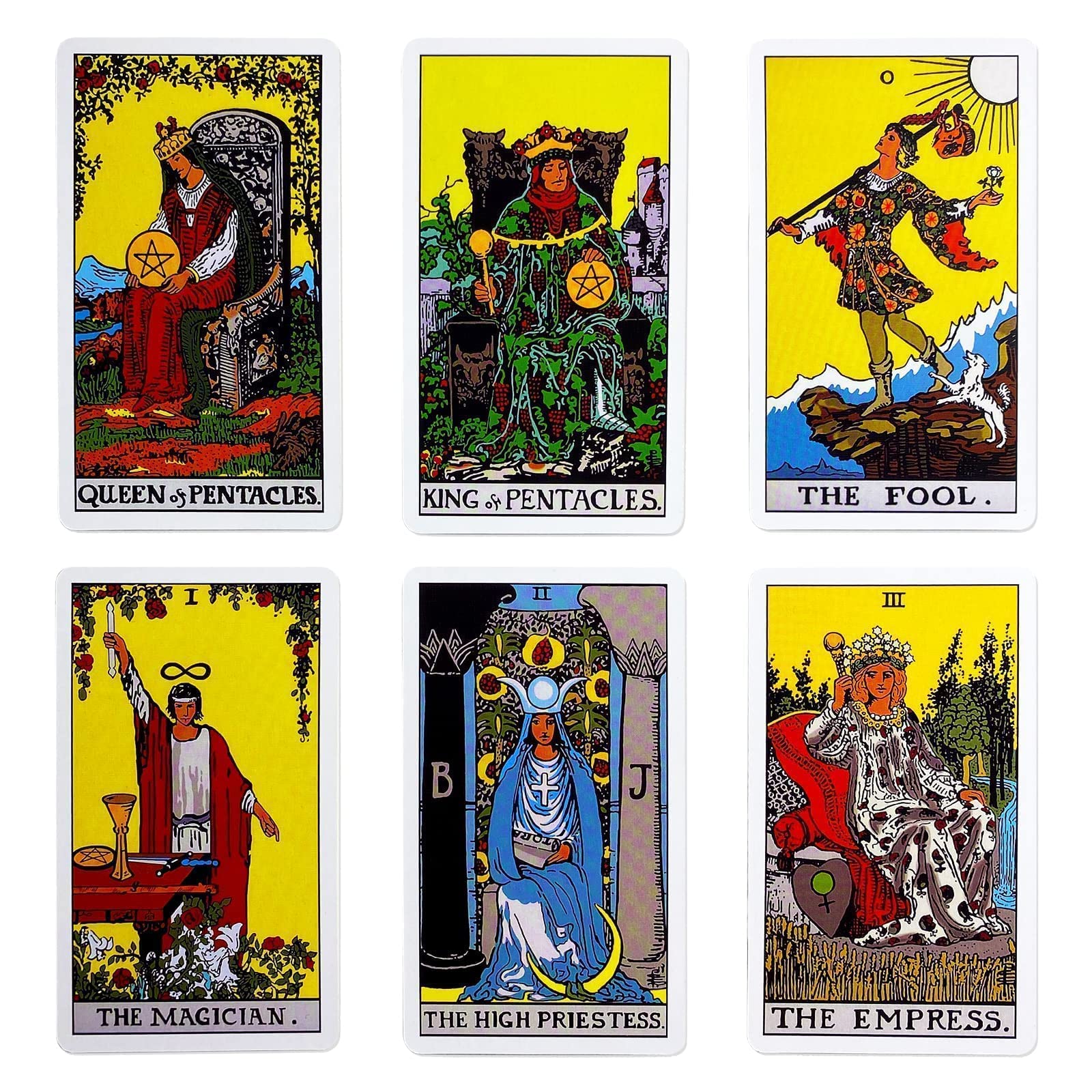 KUAHAI Tarot Card,Tarot Card Deck,78 Original Tarot Cards Dark Witchy Divination Tool ,Fortune Telling Game