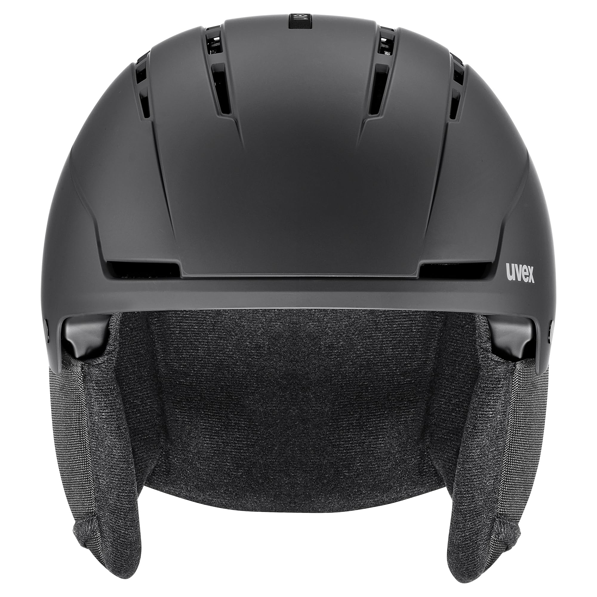 uvex glance MIPS - casco da sci robusto per adulti - regolazione individuale delle dimensioni - aerazione ottimizzata - black matt - 54-58 cm