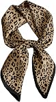 Fmeida 27.5" Square Satin Head Scarf - Silk Like Bandanas for Women, Neckerchief Sleeping Head Wrap with Gift Box & Card