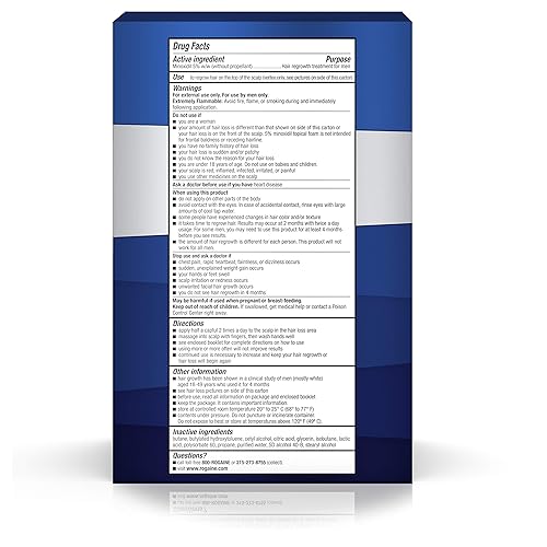 Miniatura 4 de Rogaine - Espuma de minoxidil al 5 para hombre para pérdida de cabello y crecimiento del cabello tratamiento tópico para adelgazar el cabello