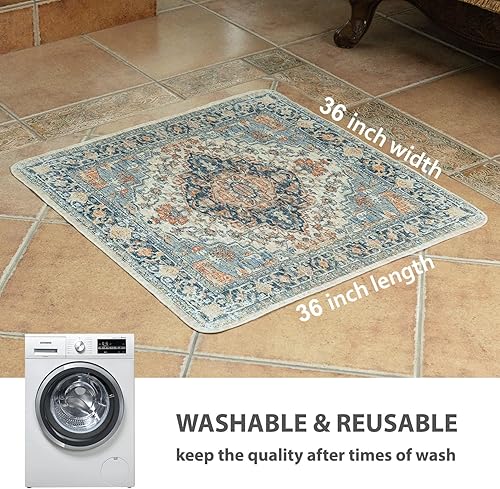 Miniatura 4 de nunubaby Almohadillas lavables para orina de perros, elegantes, antideslizantes, a prueba de fugas, reutilizables, para jaulas y pisos,