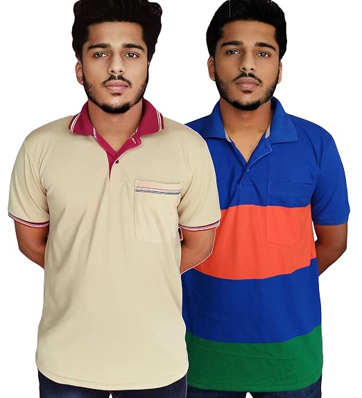 Buy Mens Plain Cotton Polo Tshirts 