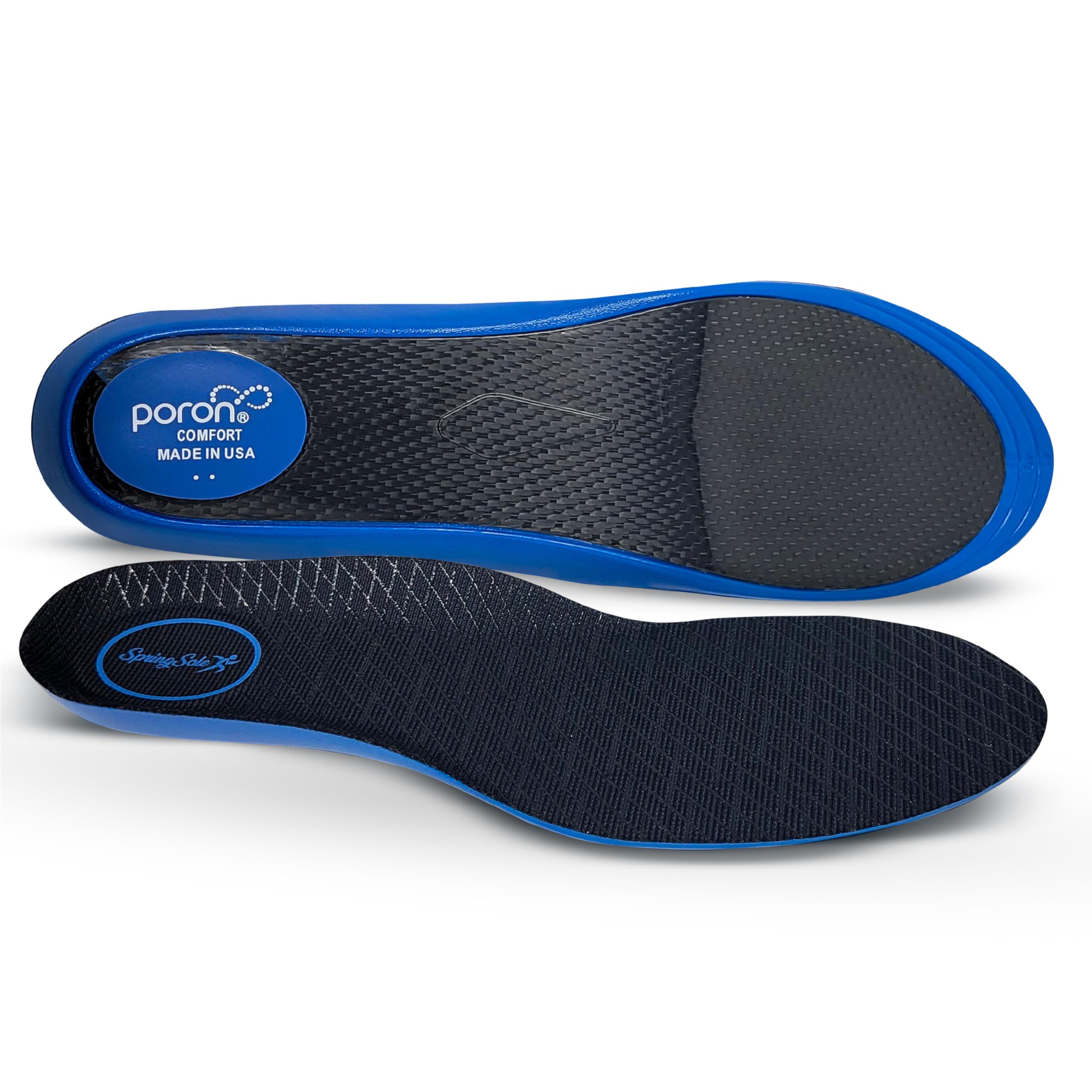 Carbon Fiber Shoe Insoles for Men and Women with Ergonomic Orthotic Arch  Support and Foam Heel Shock Absorbing Cushion for Turf Toe, Hallux Rigidus