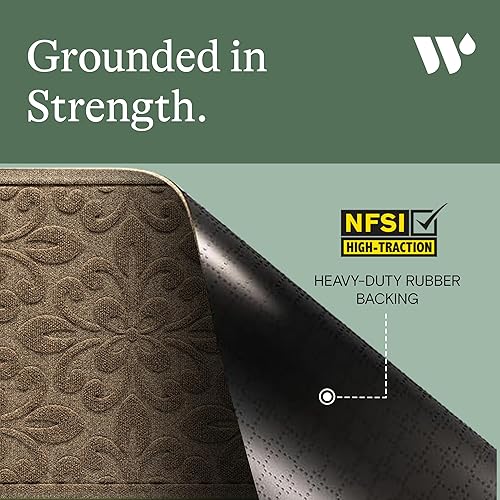 Miniatura 5 de Bungalow Flooring Waterhog - Tapete para puerta, 2 x 3 pies, fabricado en Estados Unidos, duradero y decorativo, antideslizante, interiorexterior,