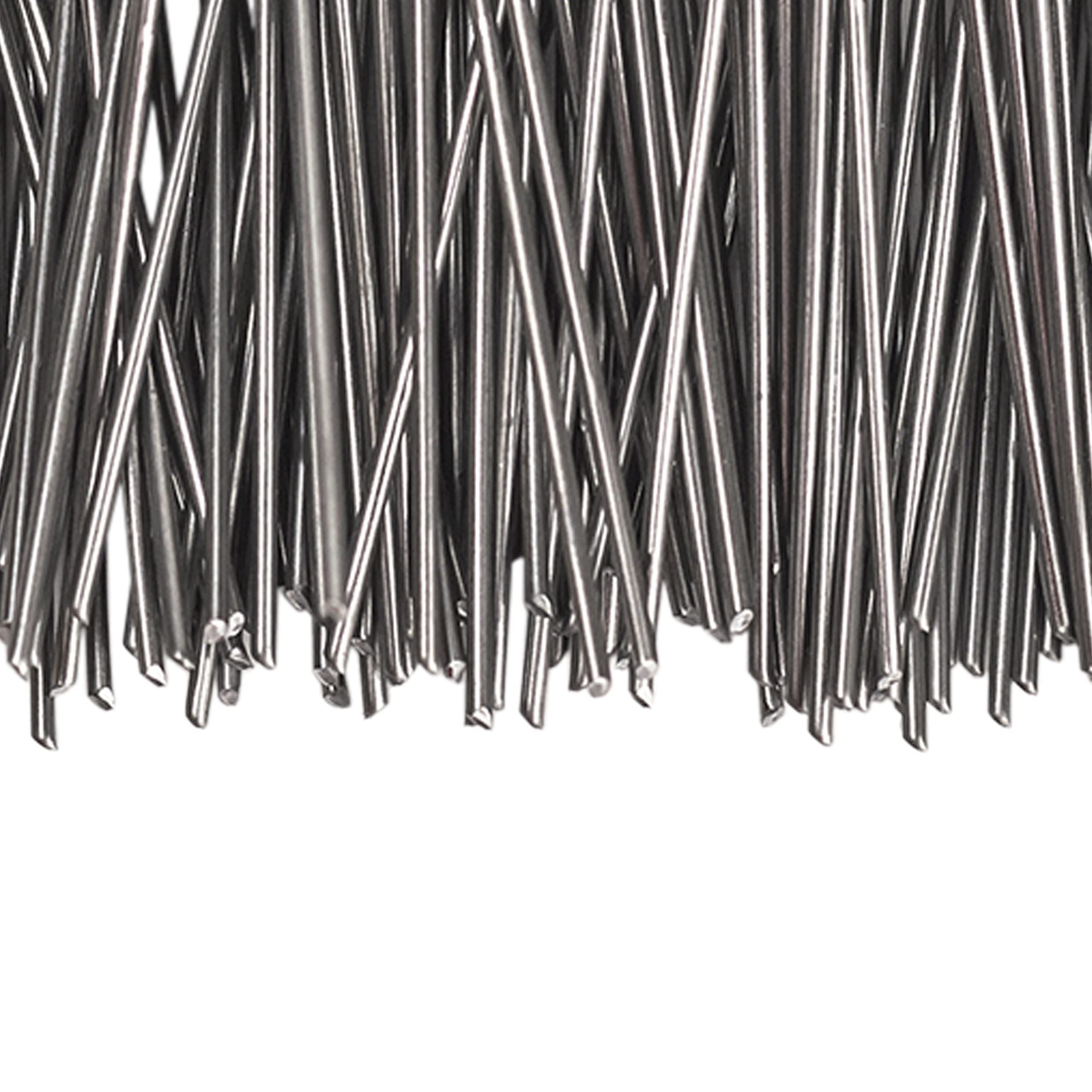 Inter Flowers GmbH Patenthaften im Set - Verschiedene Größen - Krampen Kranznadeln Haften Steckklammern Patenthafte für Kränze Römerhaften für den Garten (10 x 40 mm 1 kg)