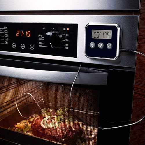 Miniatura 5 de Westmark 12912280 Termómetro digital de cocina, 3.1 x 3.1 x 0.6 pulgadas, color negro