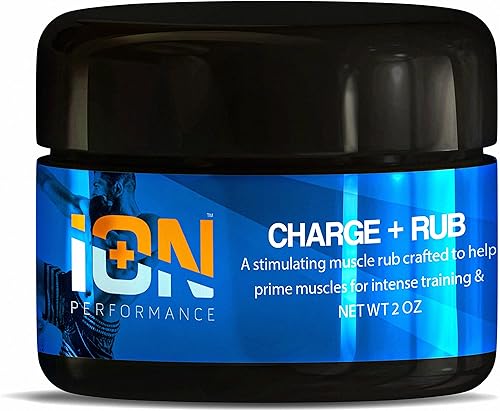 Case iON Performance Athlete Warmup Muscle Rub con Cayena, Creatina, Manteca de Karité, Aceite Esencial de Naranja, Aceite de Coco (MCT) Perfecto