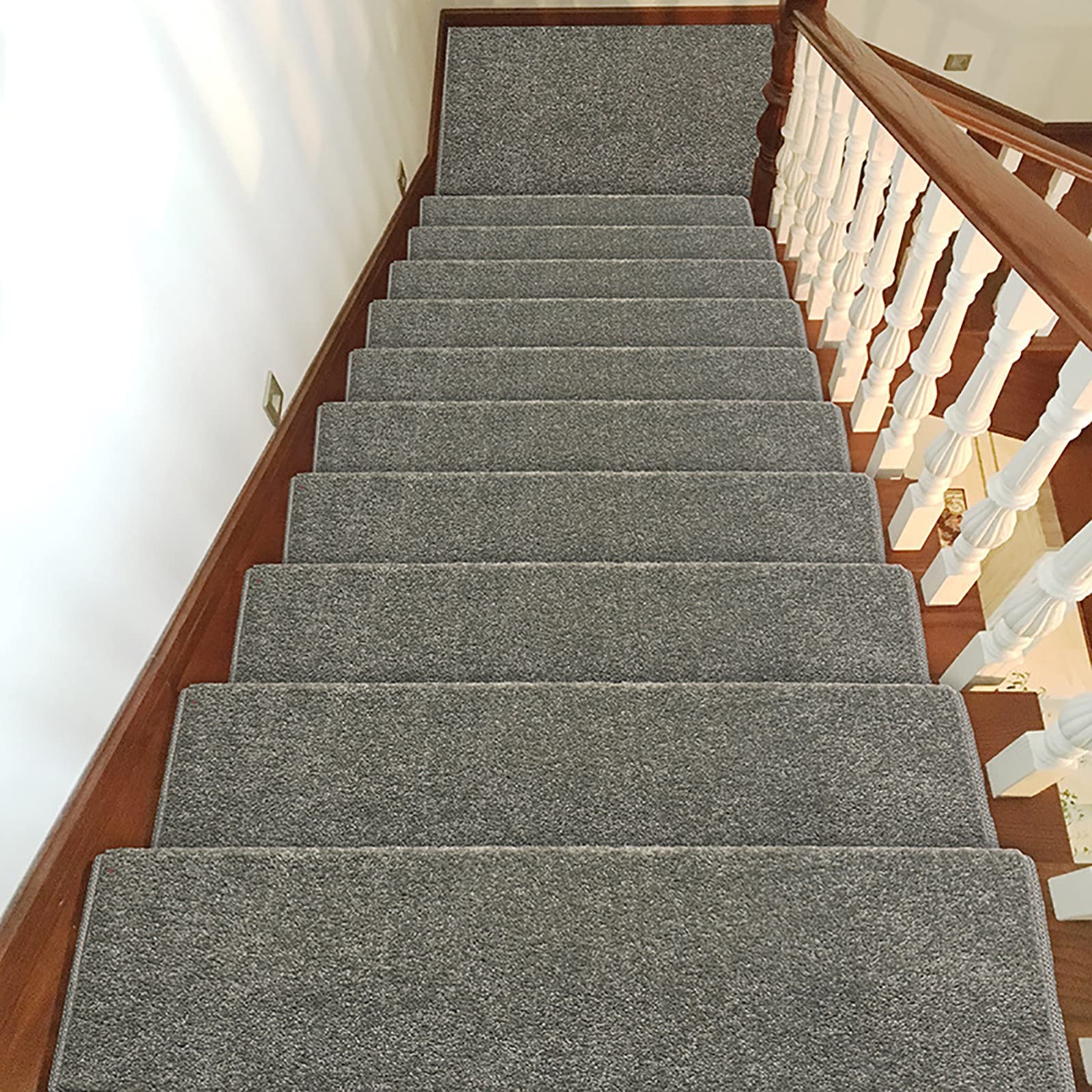 Almohadillas para escaleras autoadhesivas juego de 15 alfombrillas modernas de 26x65cm