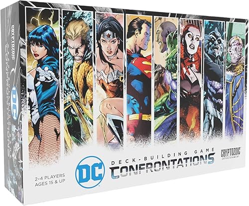 DC Deck-Building Game: Confrontations - Emocionante formato 2v2 - Ocho personajes icónicos de DC para jugar - Independiente, compatible con la serie