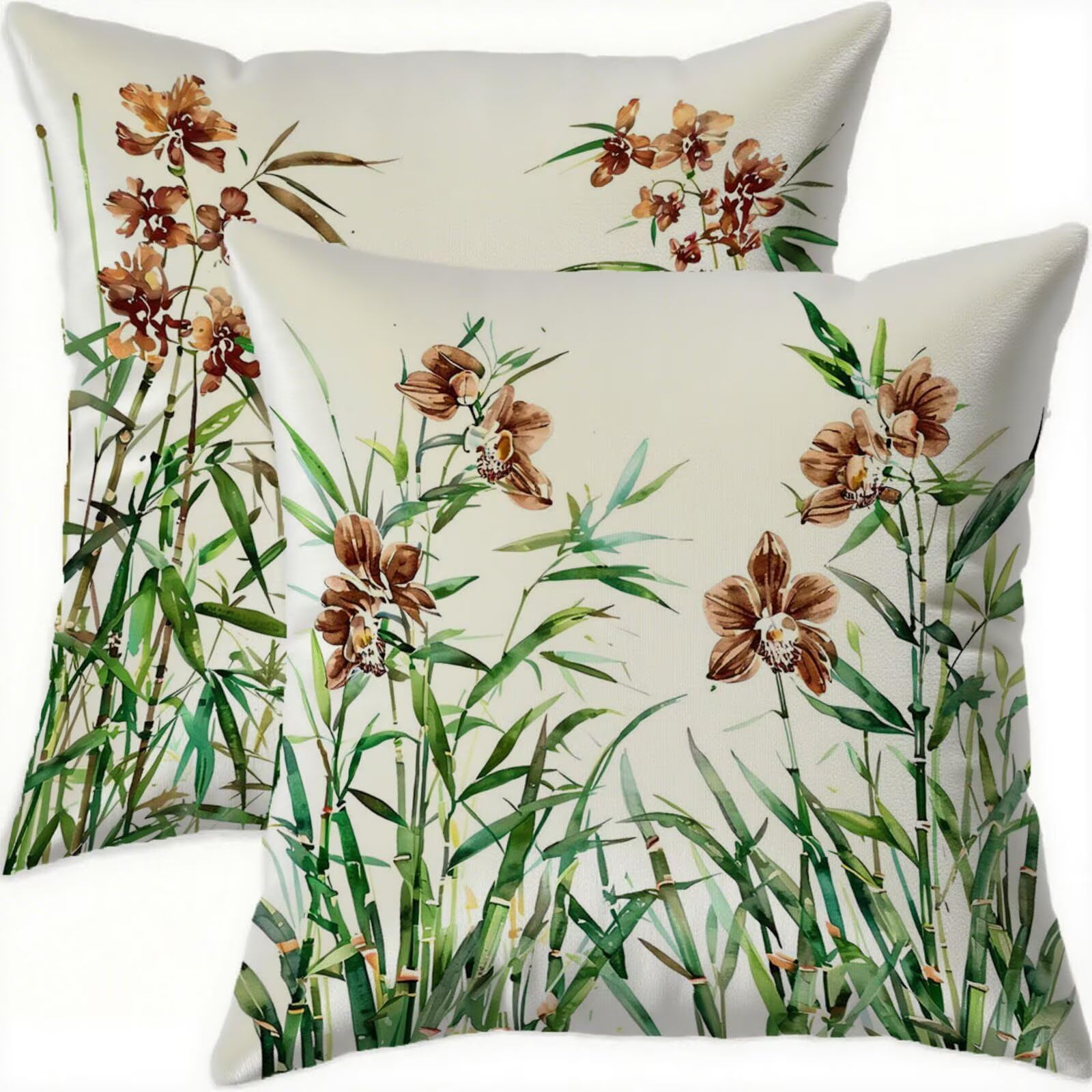 Housse coussin 65x65cm vintage pour décorer un salon ou une chambre cosy