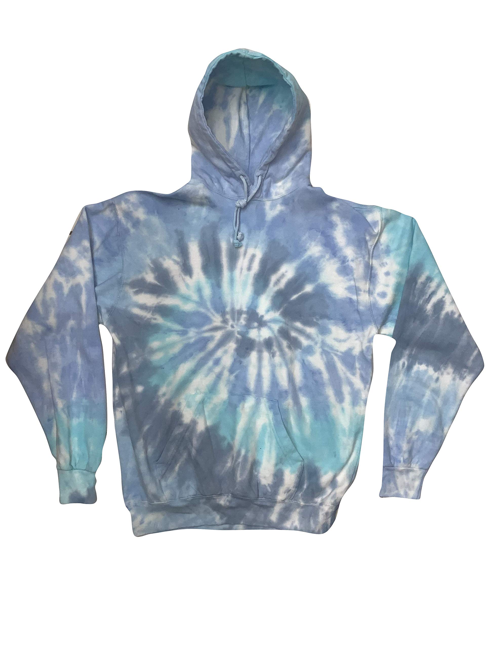 Colortone Tie Dye Pullover Hoodies for Women and Men - Classic Fit Sweatshirts