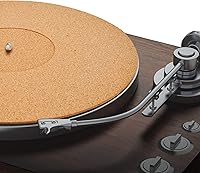 Vista 1 de PRO SPIN - Tapete giratorio de corcho para tocadiscos de vinilo LP (0.118 pulgadas) Tapete para tocadiscos con soporte de sonido acústico de alta