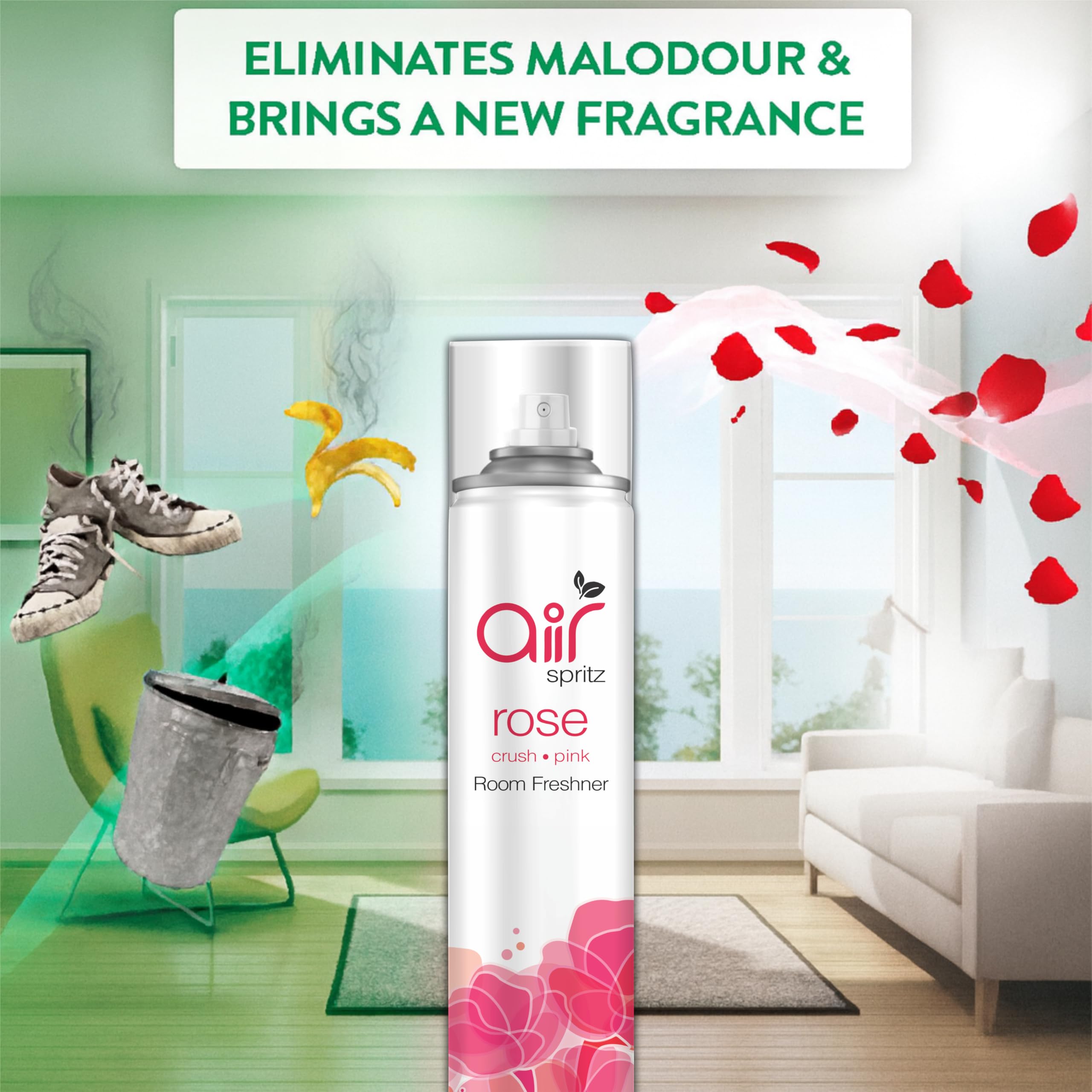 Air Spritz Air Freshener Room Spray Combo of 4 (220ml each