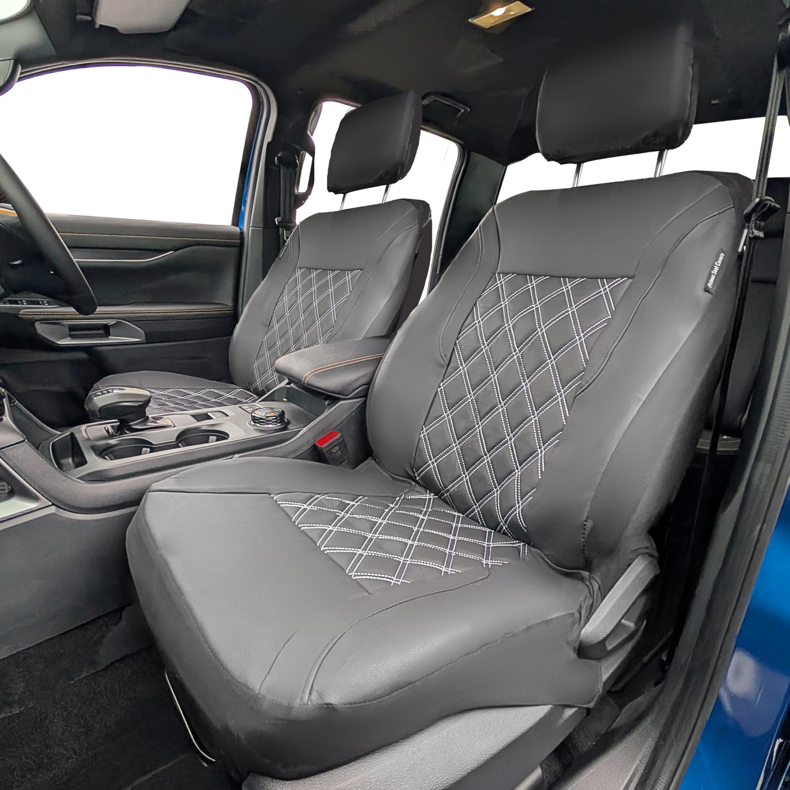 Auto- und Van-Sitzbezüge für Fahrer- und Einzelpersonenfahrersitze in Autos, Lieferwagen, Pickups, LKWs, SUVs, einfach zu montieren, einteilig, wasserdicht, für Transporter und Autos