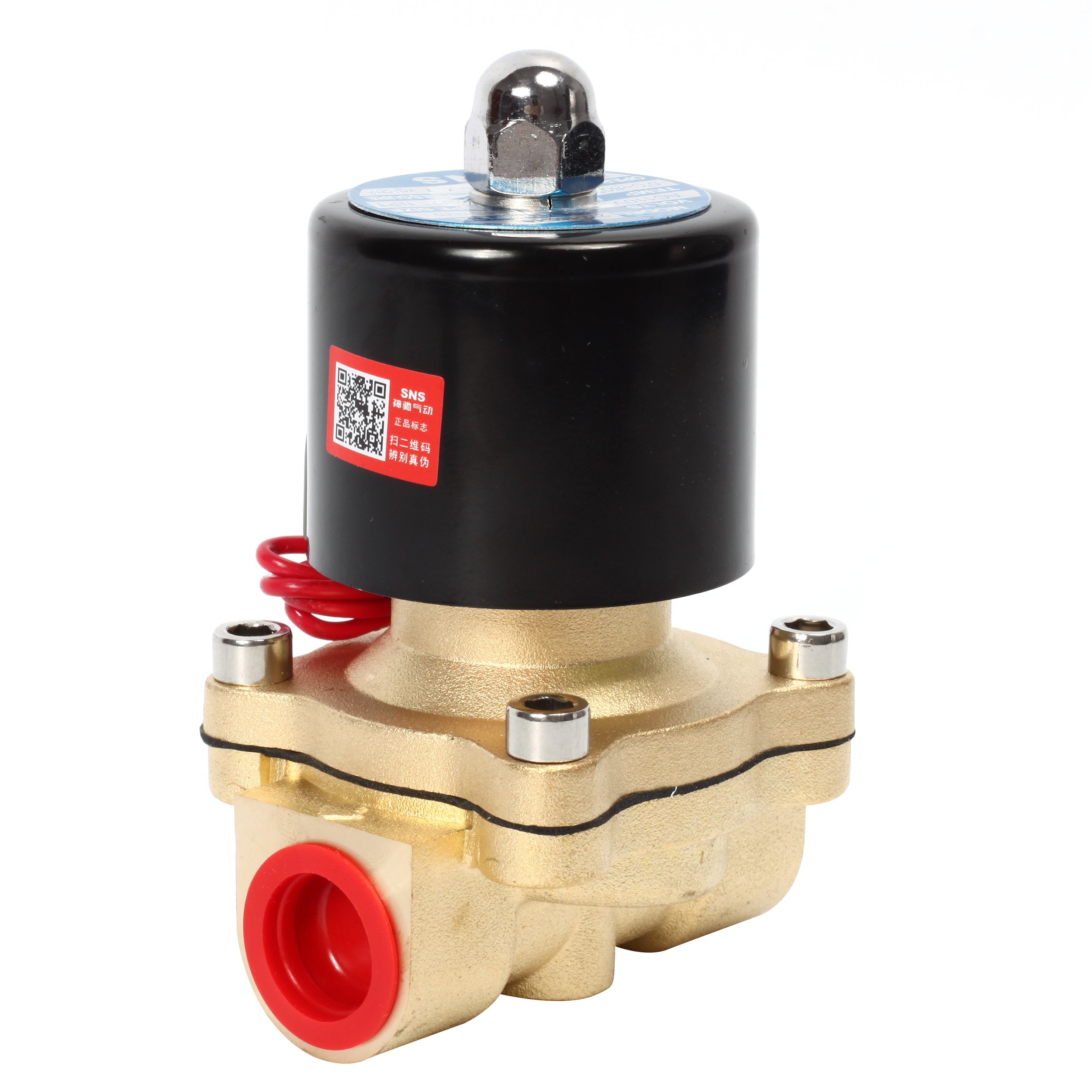 SNS Electric Solenoid Valve AC110V 1/2NPT Brass Normally Closed Water,  Air, Diesel 2W160-N15 : Amazon.ca: Industrial u0026 Scientific
