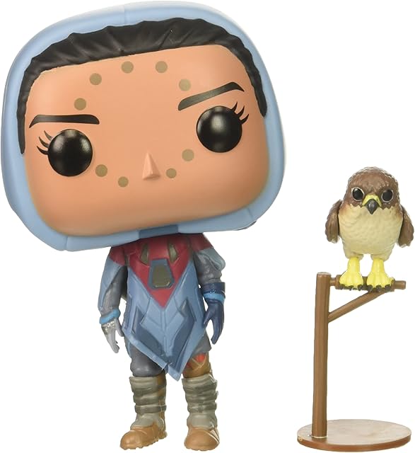 Funko 30106 Destiny 30106 Games Hawthorne with Hawk Pop Vinyl Figure, Multicolor