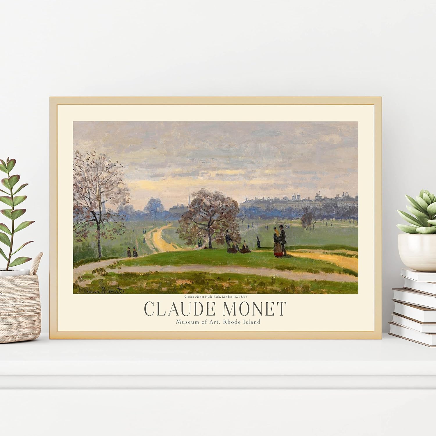 Claude Prints, Museum Gallery Exhibition Poster