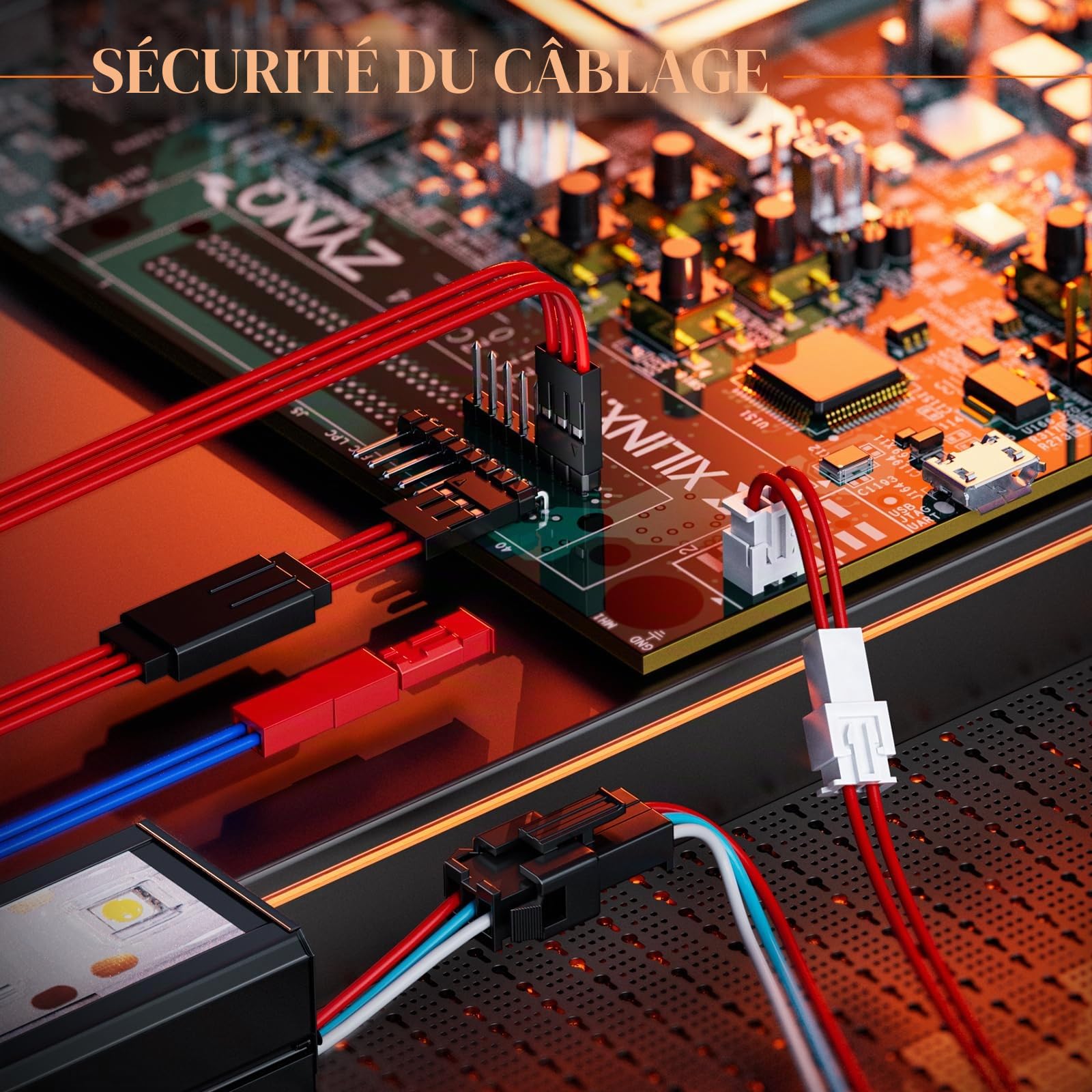 PEBA Pinces à sertir pour JST, 20 styles de connecteurs JST-XH,JST-SM et SYP inclus, Pince à sertir (0,05-0,5mm²) et à dénuder, pour connecteurs JST(XH/SM/PH/SYP),Dupont,KF2510,Molex, AMP EI-Serie