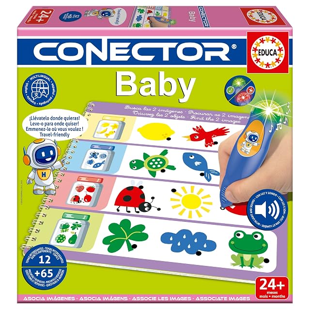 Educa - Conector Baby - Juego Educativo con más de 65 Preguntas y respuestas. 12 Temas Diferentes en Formato…
