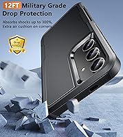 Vista 4 de FNTCASE Funda para Samsung Galaxy S24: funda protectora de doble capa a prueba de golpes para teléfono celular Protección a prueba de caídas