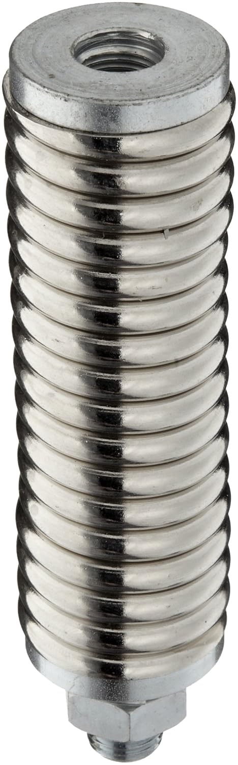 Checkers Heavy Duty Powered Threaded Hex Warning Whip Safety Flag Spring Mount for 10' and 12' Poles - Industrial Safety Flags for Trucks, Mining, Construction - Made in The USA - FS7006U