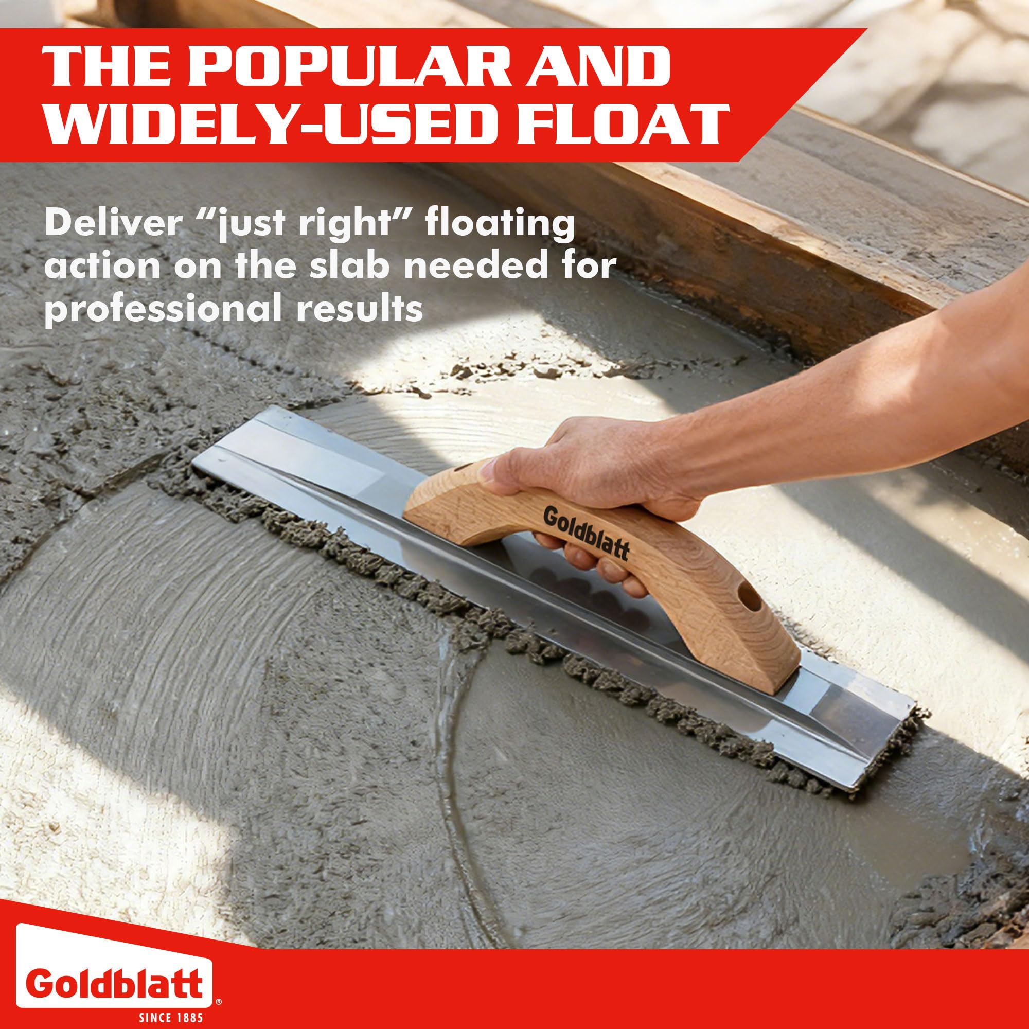 Goldblatt Hand Float - Concrete Finishing Tool -5