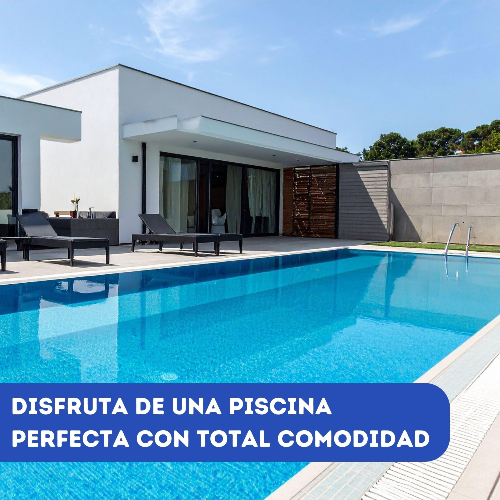 Onepool - Asta telescopica per piscina, 120-240 cm, con sistema a clip, manico estensibile in alluminio per scovolini, spazzole e raccoglitori, asta leggera e resistente per piscine