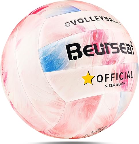 Miniatura 8 de Voleibol, voleibol, tamaño oficial 5 pelota de voleibol de playa, voleibol suave al tacto, para interiores y exteriores