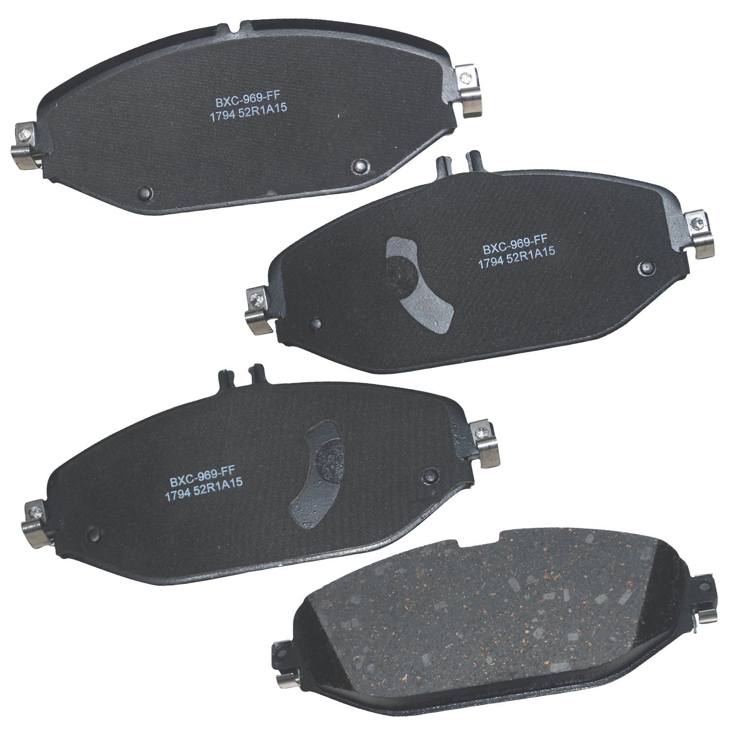 Bendix Premium SBC1794 Ceramic Front Brake Pads for Mercedes-Benz C300 2023-2015, E200 2020-2016, E250 2019-2018