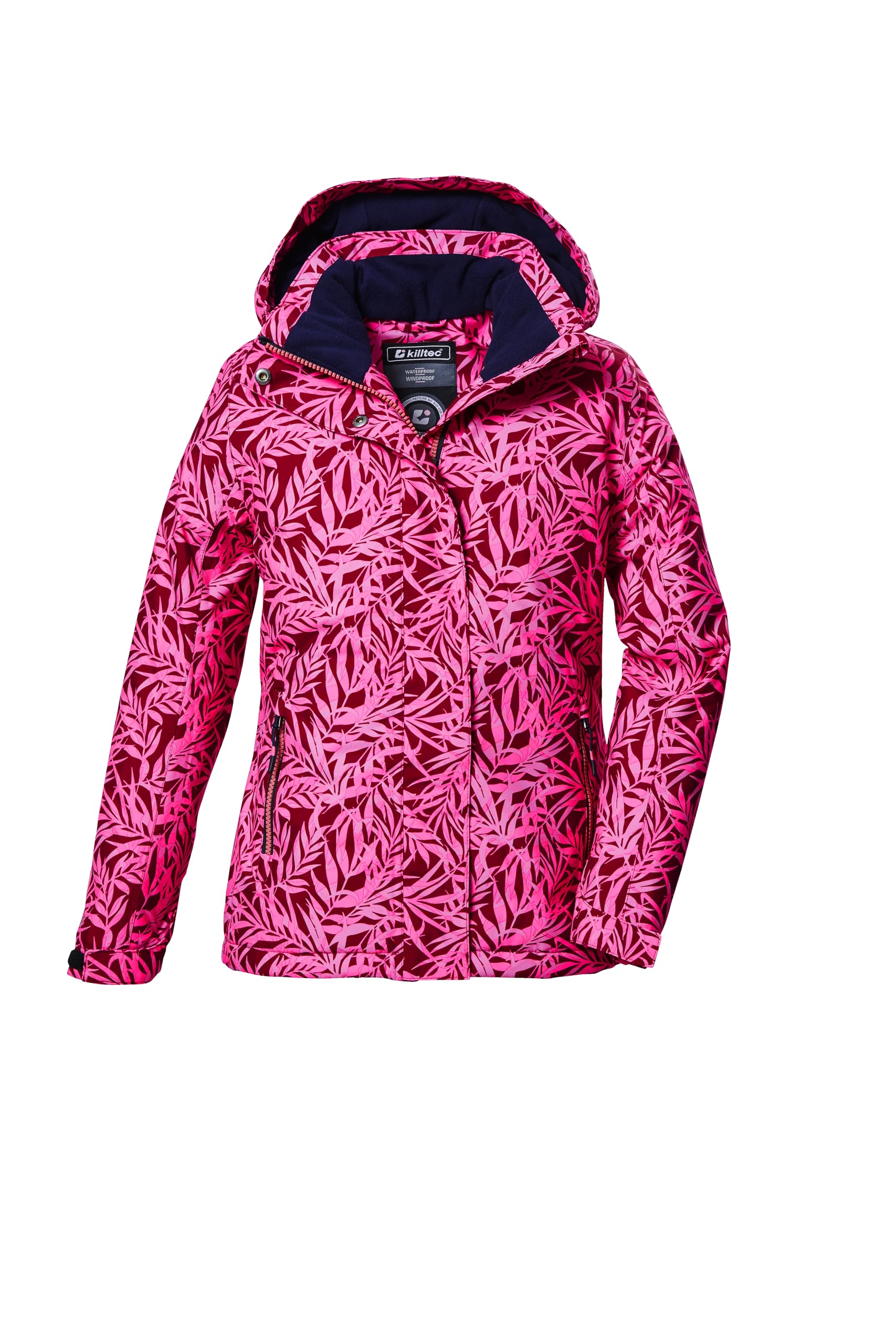 Killtec Kow 355 Grls Jckt Veste fonctionnelle/veste outdoor avec capuche et jupe pare-neige Fille
