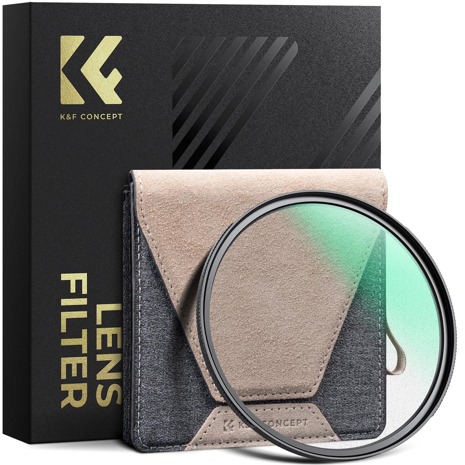 K&F CONCEPT Nano-Xcel Pro 67mm Filtro Black-Mist 1/8 a Riflessione Ultra Bassa, Filtro Nero Morbido 1/8 a Riflettività Ultra Bassa per Immagini Ritratto e Video con 36 Strati di Rivestimento Nano