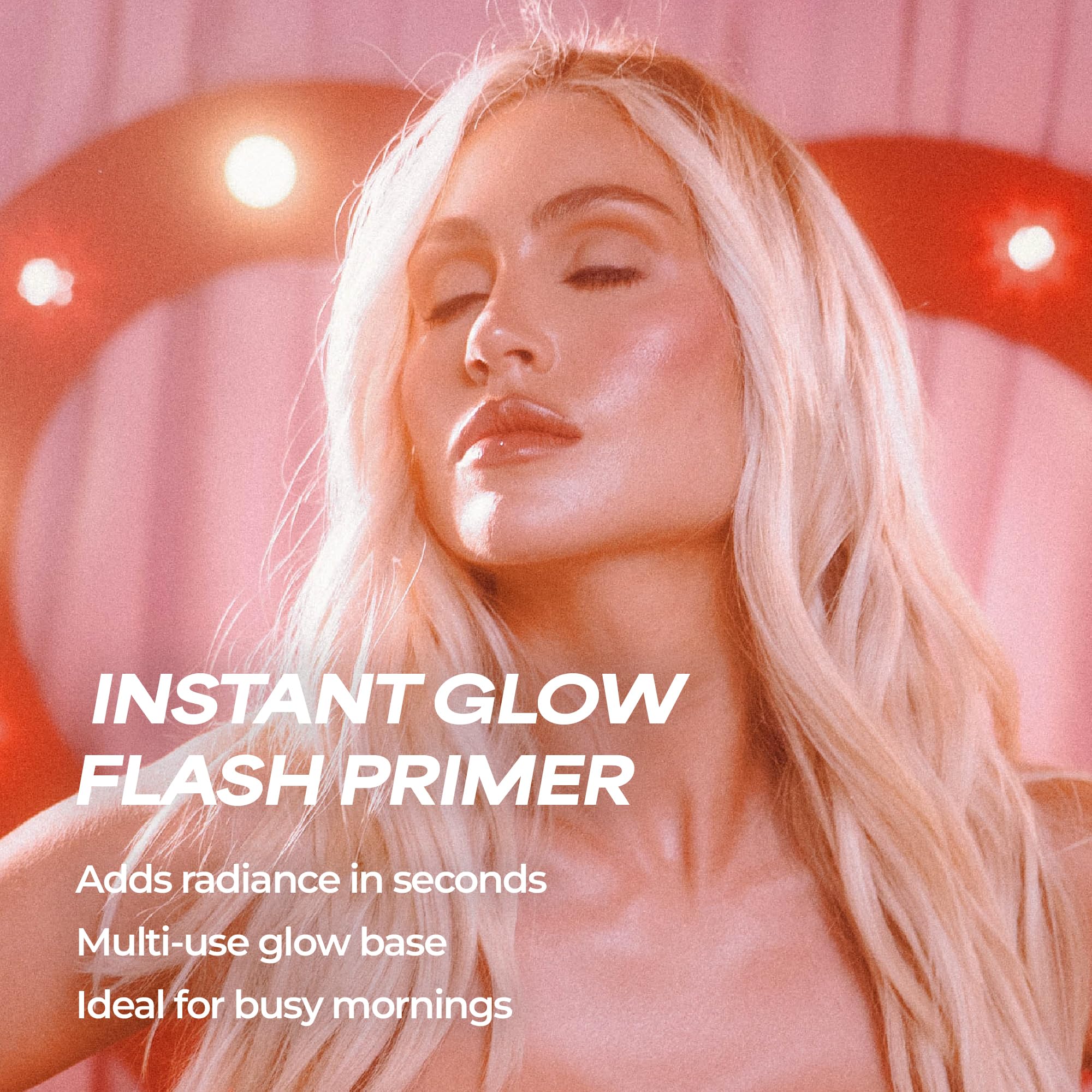 MCoBeauty, Instant Glow Flash Primer, MultiPurpose Glow Base with Hyaluronic Acid, Glycerin, Squalane and Vitamin E - Image 3