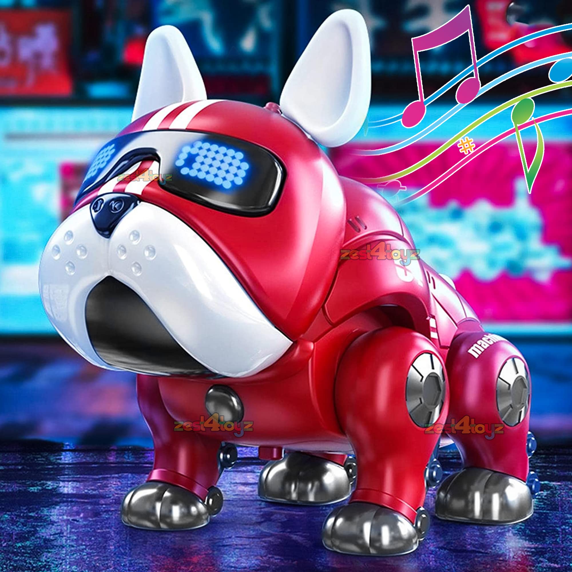 Zest 4 Toyz Dancing Dog Sound Lights and Music Electronic Pets Robot for Kids LED Puppy for Boys and Girls (Pack of 1) Random Color Dispatch (B0BVJ38HRW) Amazon Price History, Amazon Price Tracker