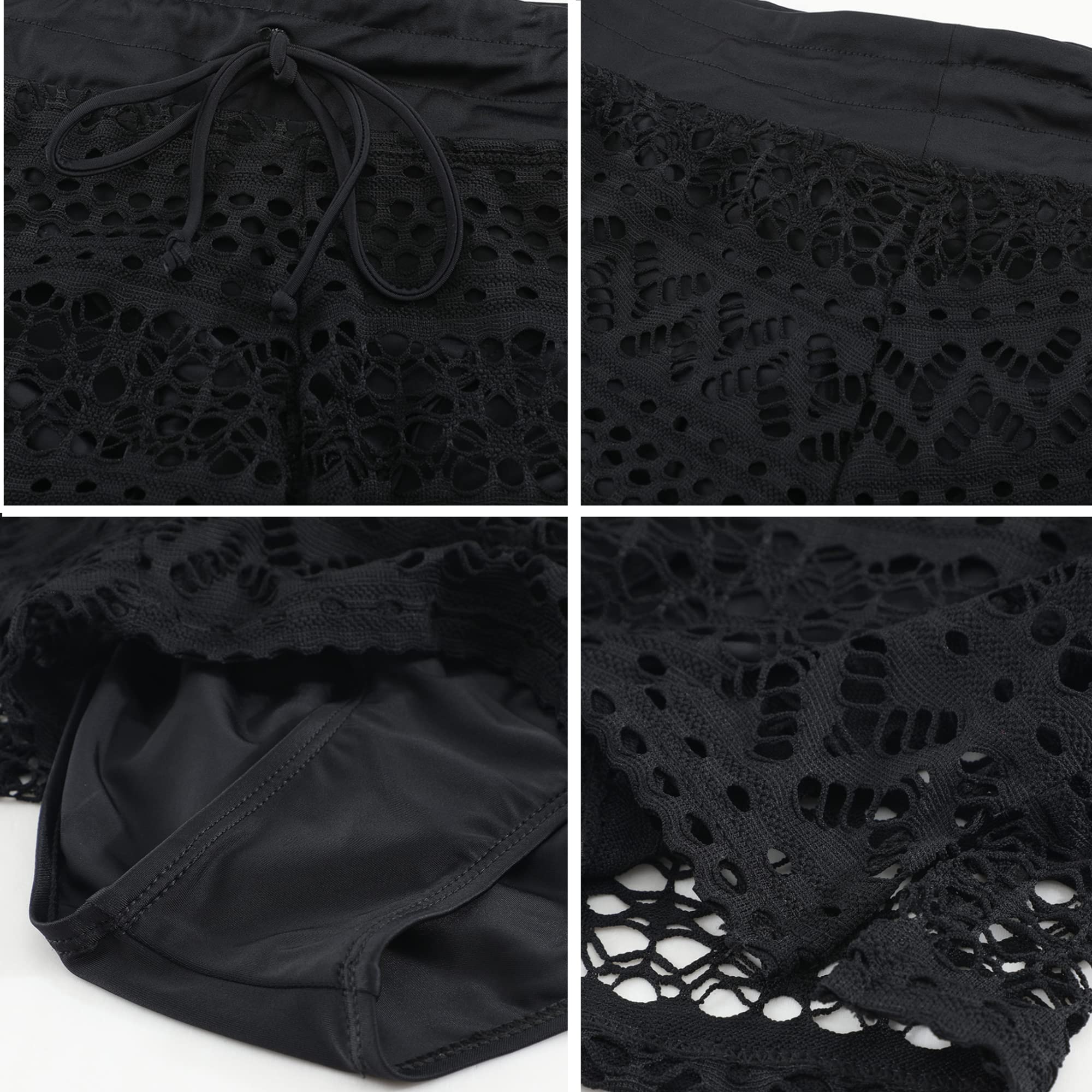 Shorts de Baño Mujer Secado Rápido Verano Pantalon Bañador Mujer con Cordón Ajustables Shorts de Natación para Playa Surf Size S-3XL