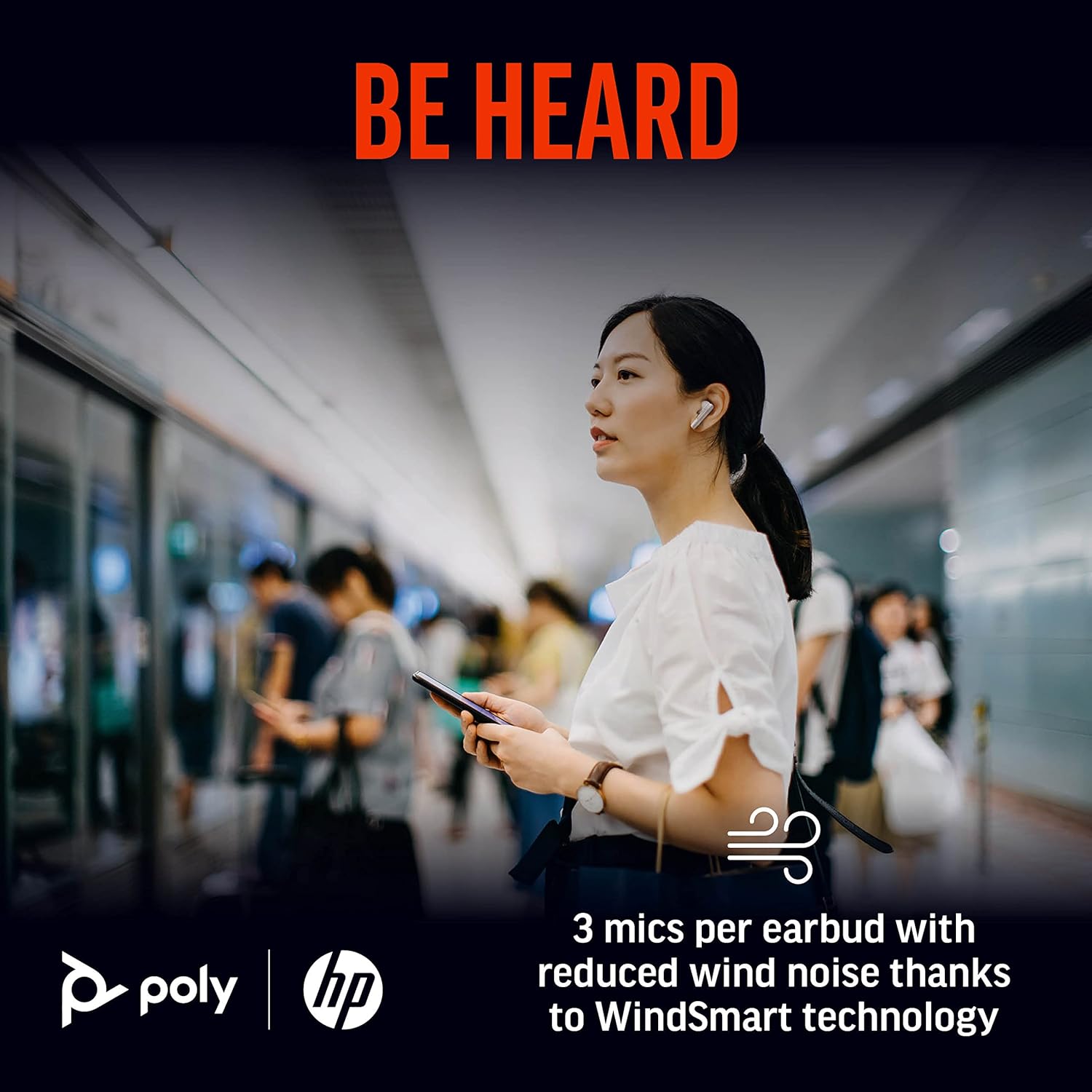 Poly Voyager Free 60+ USB-C White (Renewed)